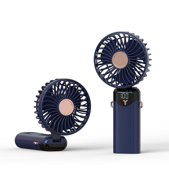 Portable Mini Hand Fan with Digital Display Kalsten