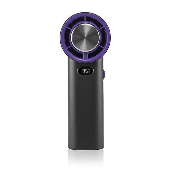 Ladies portable mini fan with USB charging function and digital display Kalsten