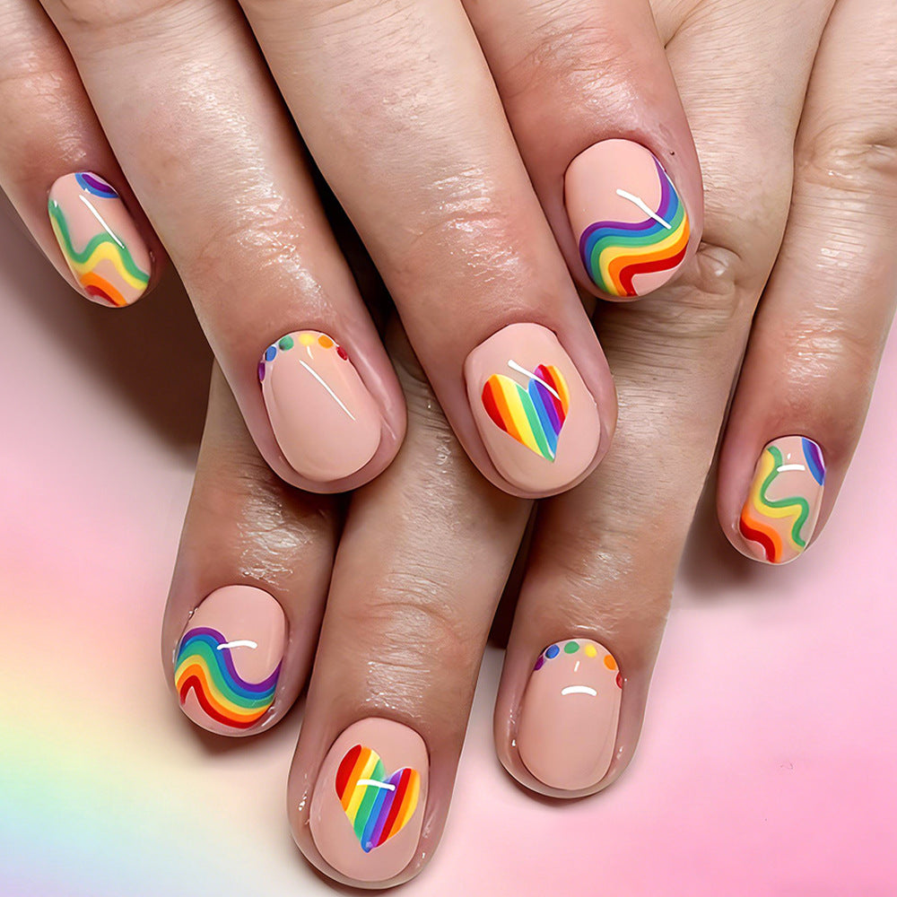 Artistic Rainbow Nail Art Set Kalsten