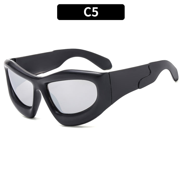 Futuristic Sport Shield Sunglasses