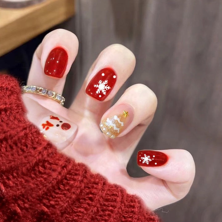 Fun Character-Themed Press-On Nail Art Kalsten