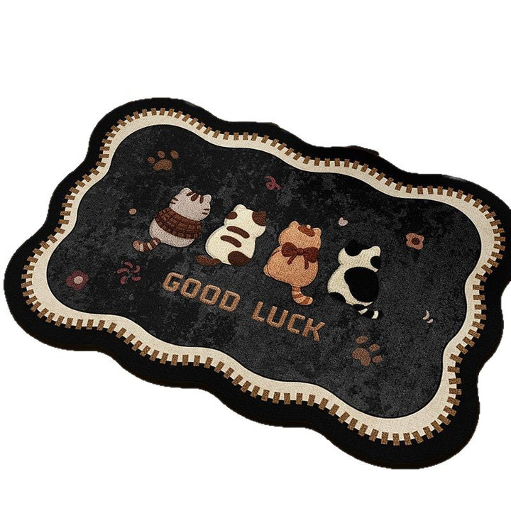 Playful Cartoon Bath Mat Kalsten