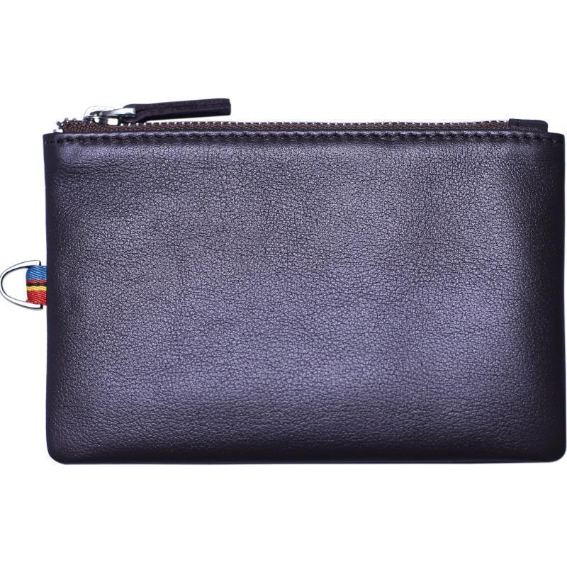 Zippered Leather Cardholder Kalsten