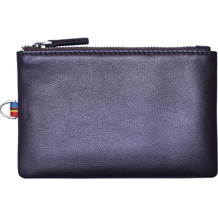 Zippered Leather Cardholder Kalsten