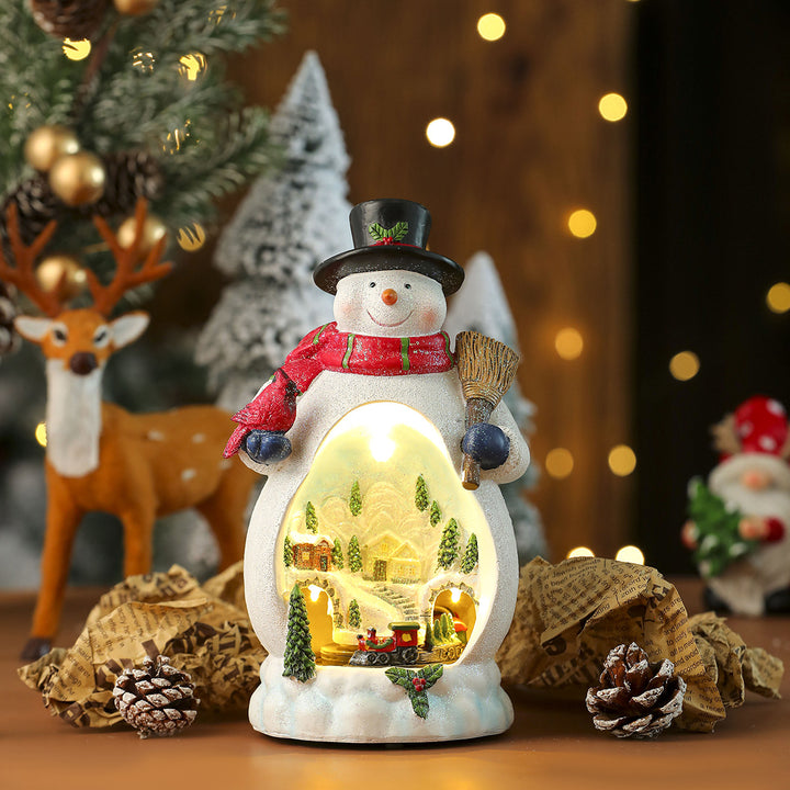LED Illuminated Snowman Figurine Kalsten
