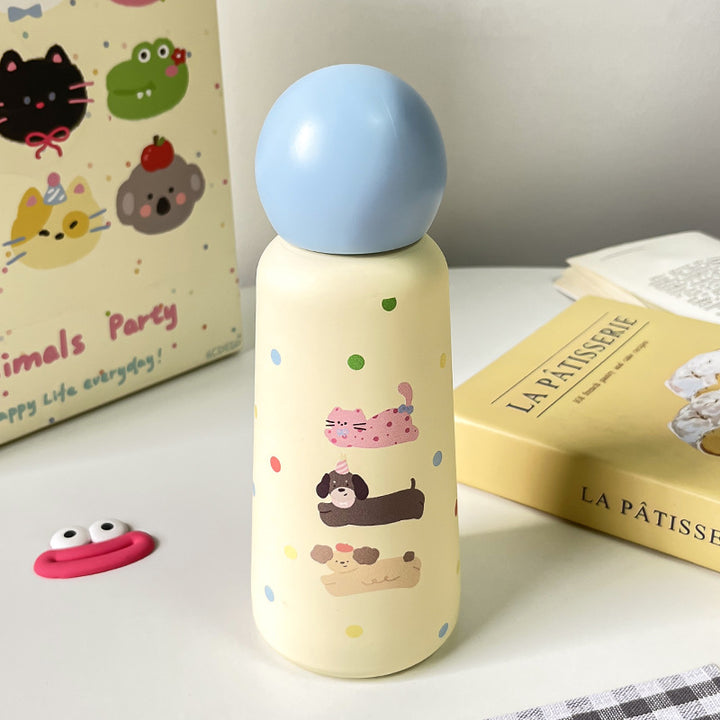 Ladies Insulated Drinking Bottle with Fun Animal Design and Ergonomic Design Kalsten