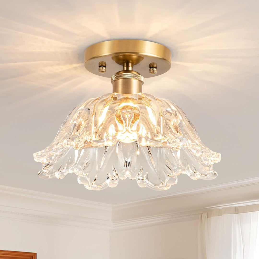 Elegant Glass Ceiling Light