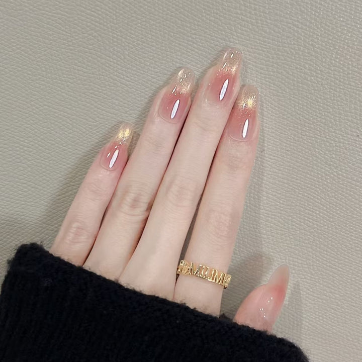Elegant Ombre Glitter Nail Art Extensions