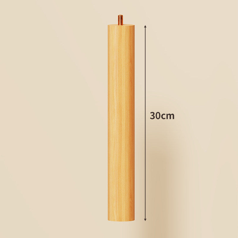 Compact Square Bamboo Shelf Panel with Rounded Corners and Pre-Drilled Mounting Holes