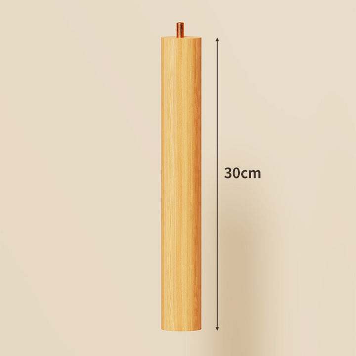 Compact Square Bamboo Shelf Panel with Rounded Corners and Pre-Drilled Mounting Holes