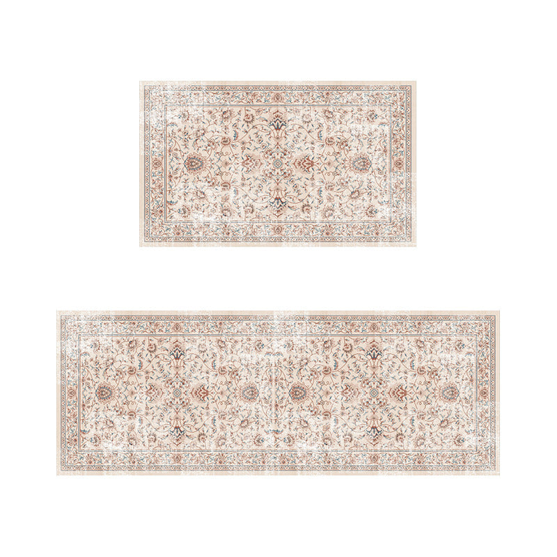 Vintage Floral Print Area Rug Set Kalsten