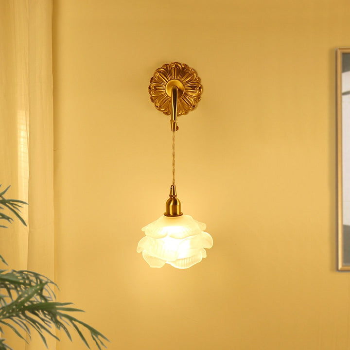 Elegant Floral Wall Sconce