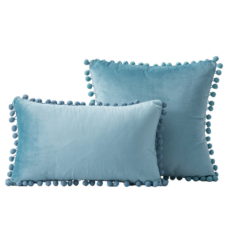 Decorative Pom-Pom Accent Pillow