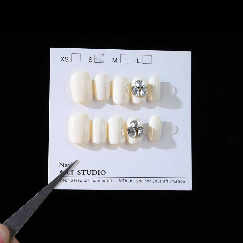 Decorative Rhinestone Press-On Nail Set Kalsten