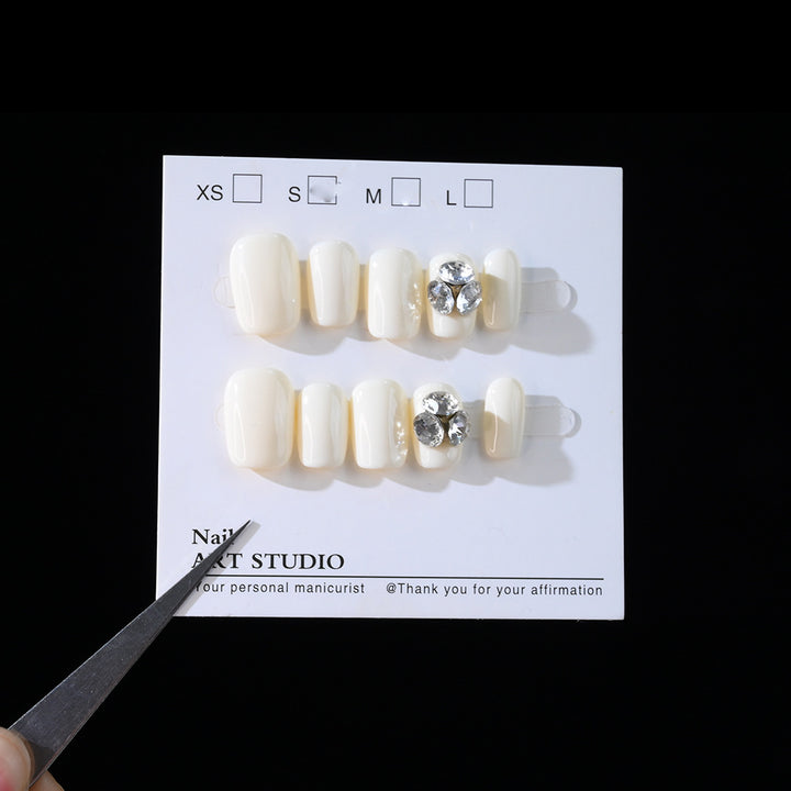 Decorative Rhinestone Press-On Nail Set Kalsten