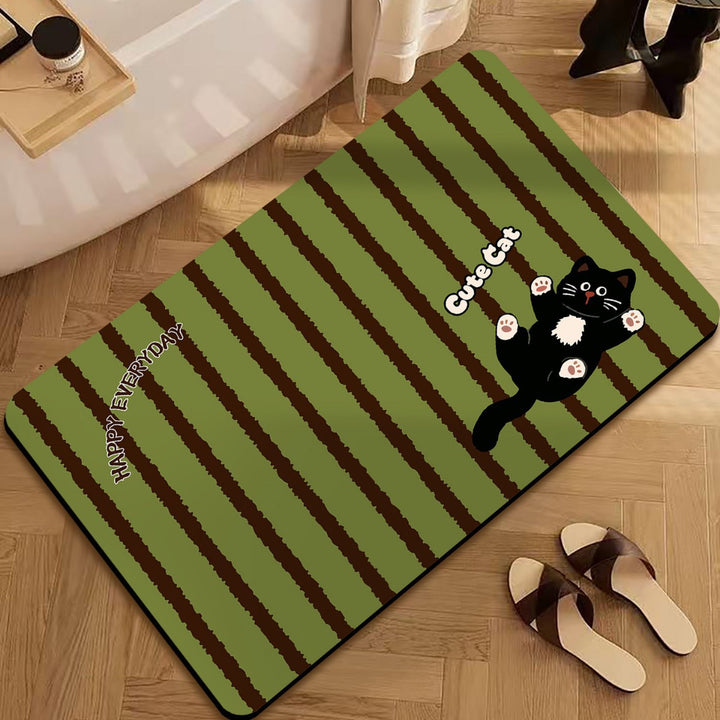 Cartoon-Themed Decorative Door Mat for Home Entryway