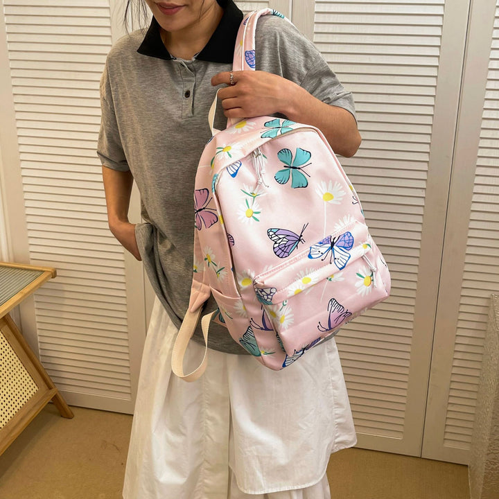 Floral Patterned Everyday Backpack Kalsten