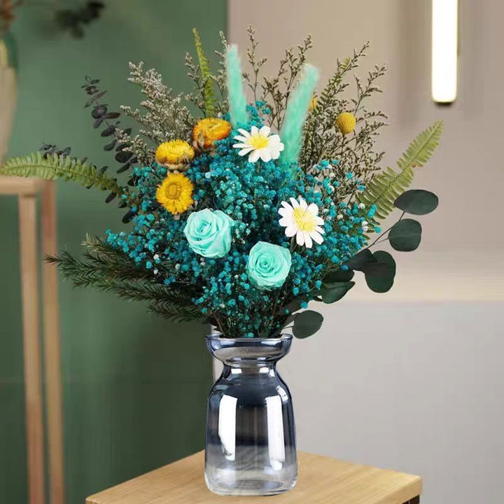 Decorative Dried Flower Bouquet Arrangement