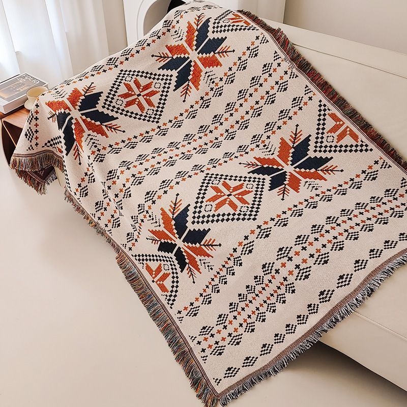 Decorative Woven Throw Blanket
