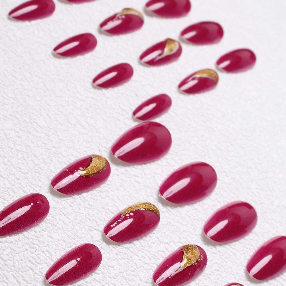 Elegant Stiletto Press-On Nail Art Kalsten