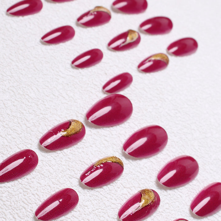 Elegant Stiletto Press-On Nail Art Kalsten