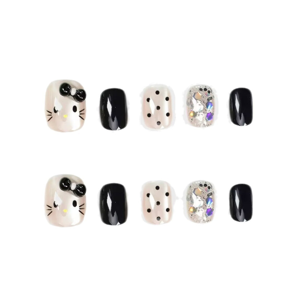 Premium Glittering Press-On Nail Extensions Kalsten
