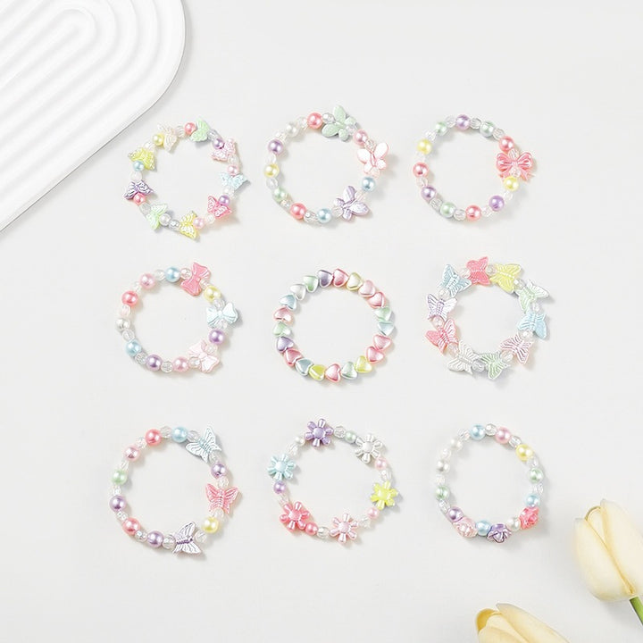 Friendship bracelet with Colorful Heart Charms Kalsten