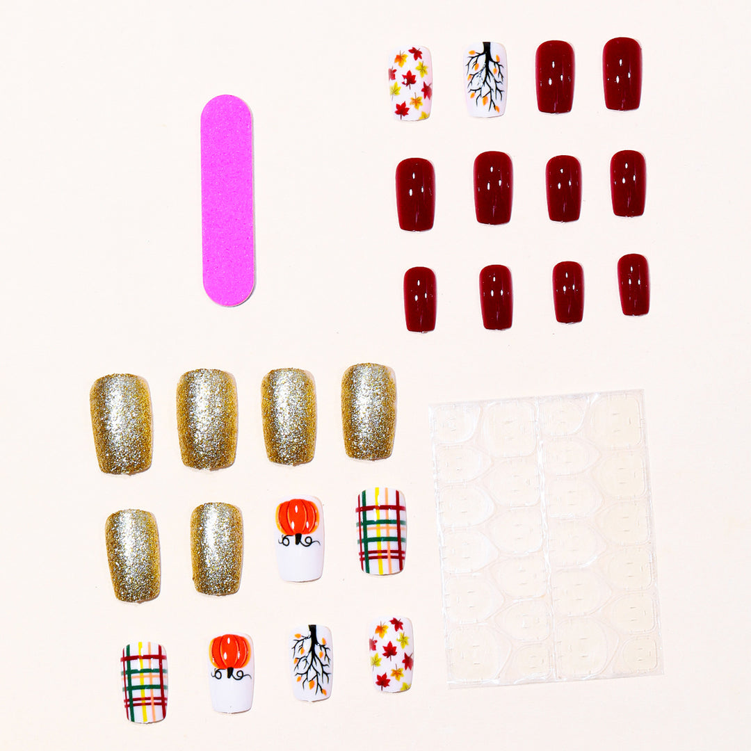 Seasonal Thanksgiving Nail Art Kalsten