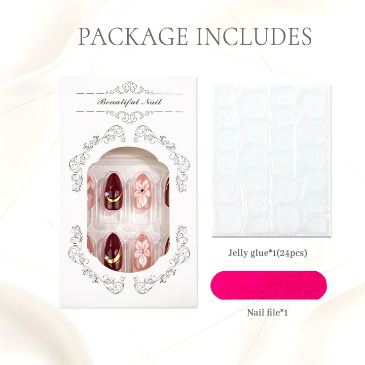 Decorative Press-On Nail Set
