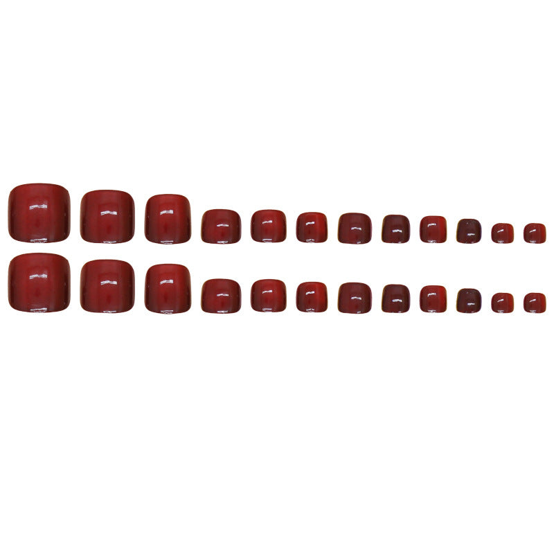 Premium Gel Finish Press-On Toenail Set Kalsten