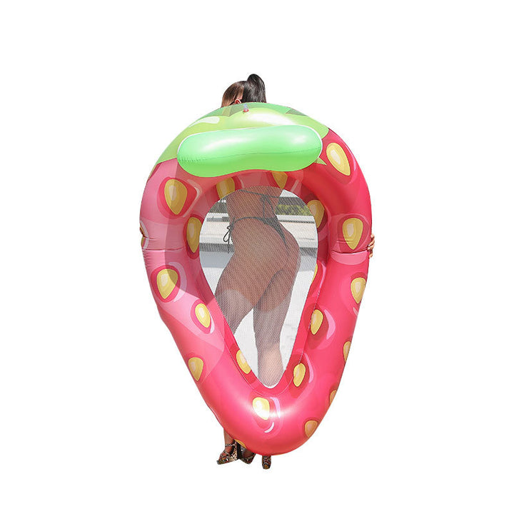 Women's Inflatable Strawberry Pool Float Kalsten