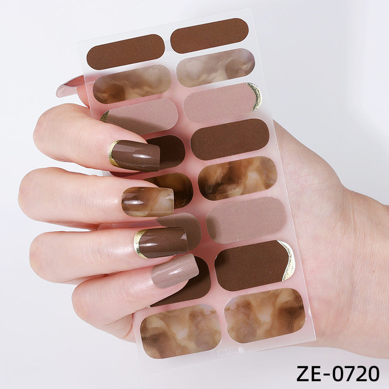 Artistic Press-On Nail Wraps
