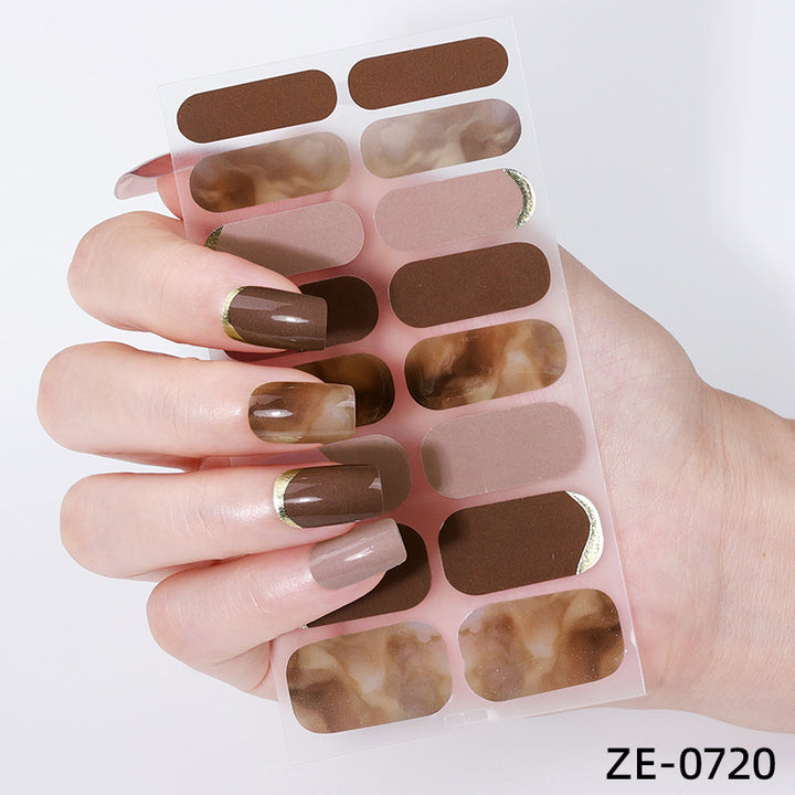 Artistic Press-On Nail Wraps