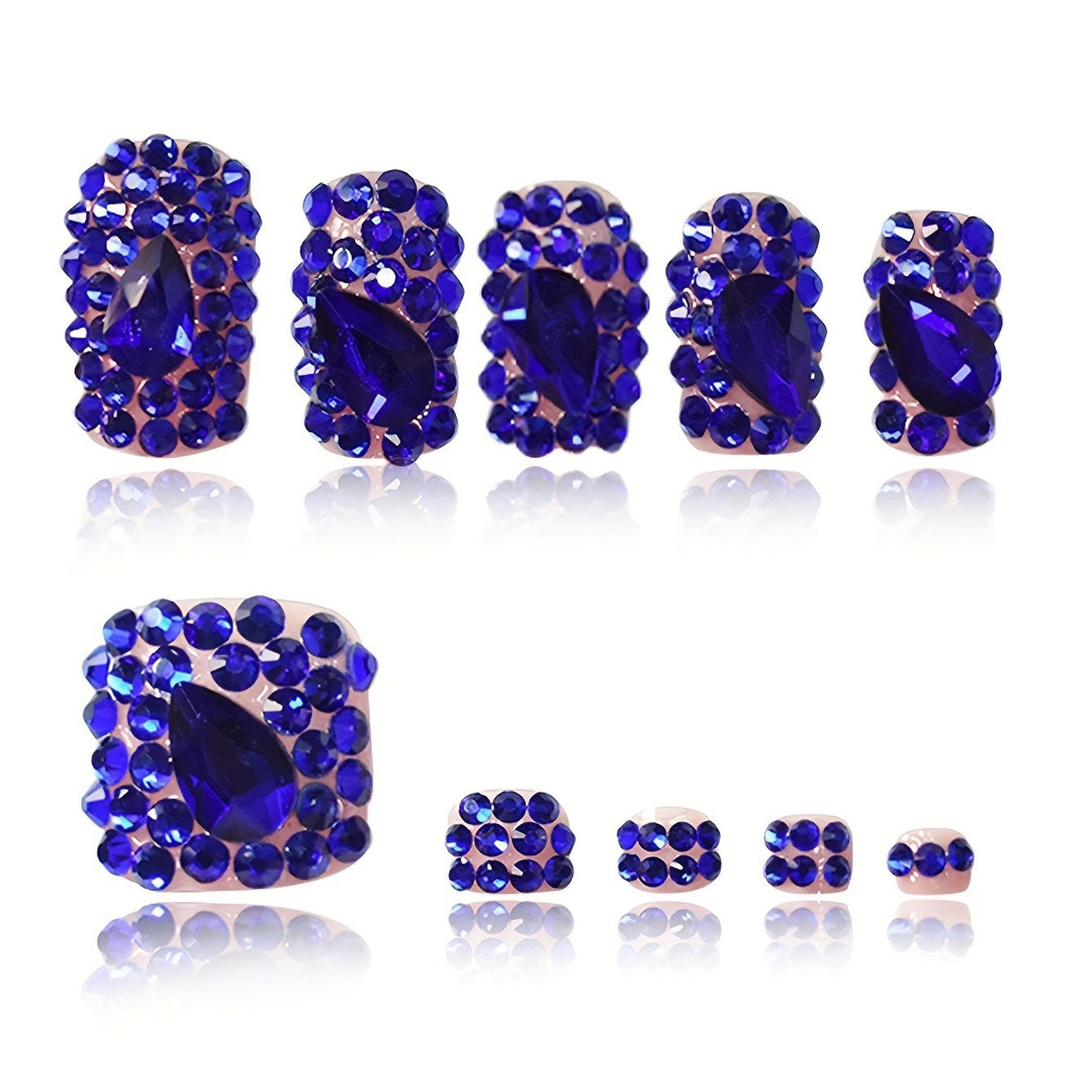 Decorative Crystal-Embellished Nail Art Set Kalsten