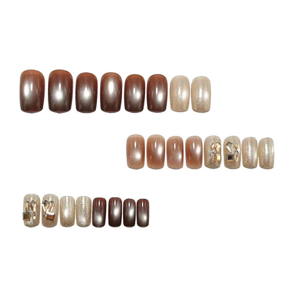 Artificial nails with glitter accents Kalsten