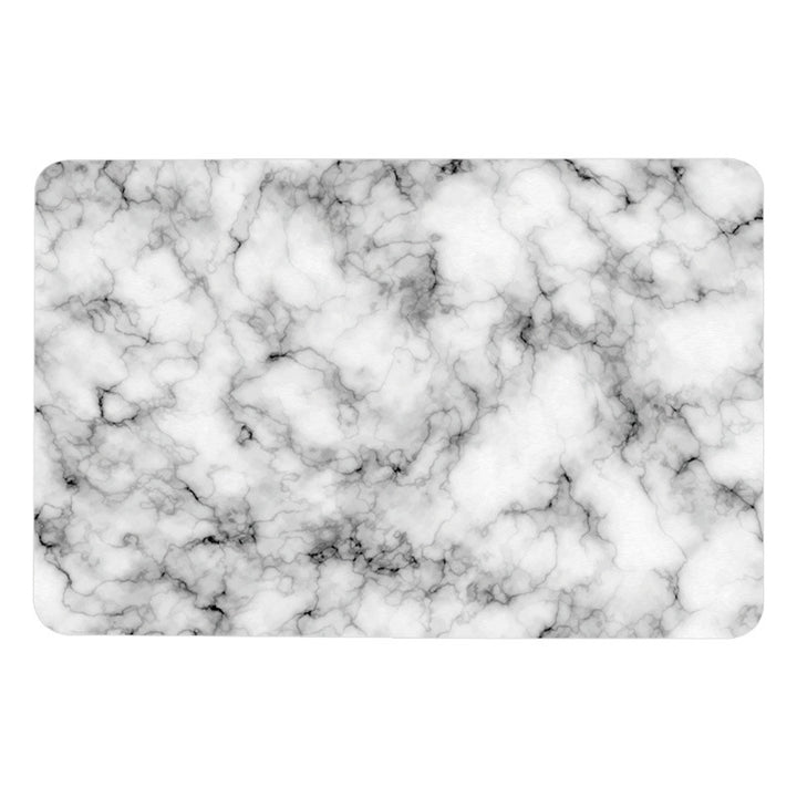Marble-Inspired Decorative Area Mat