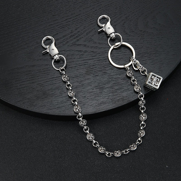 Fashionable keychain with filigree chain design Kalsten