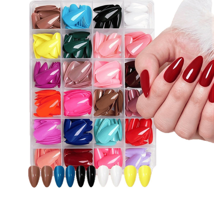Premium Glossy False Nail Tips Kalsten