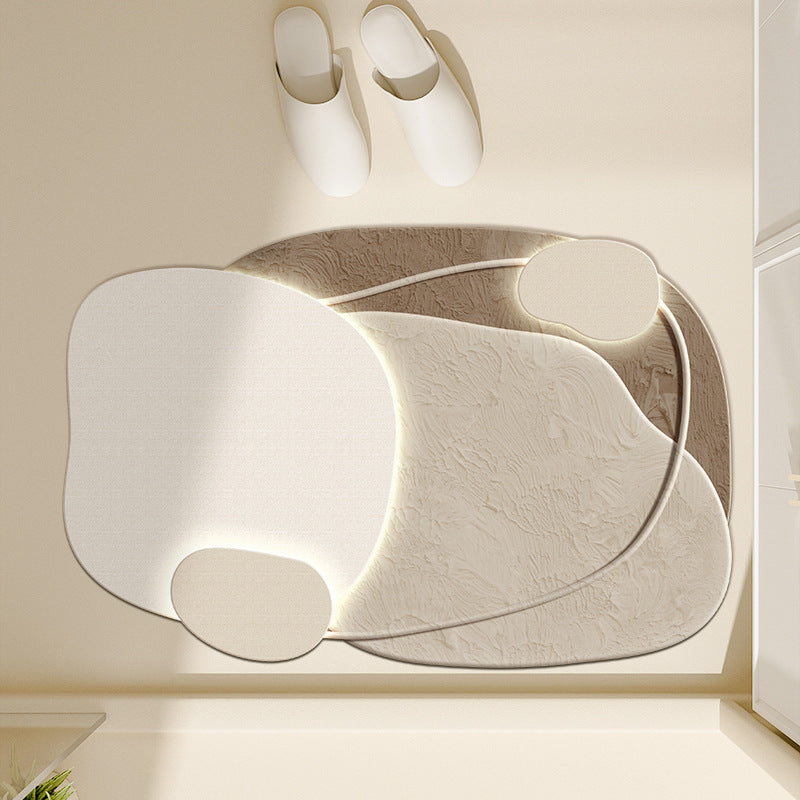 Floral-Inspired Decorative Bath Mat Kalsten