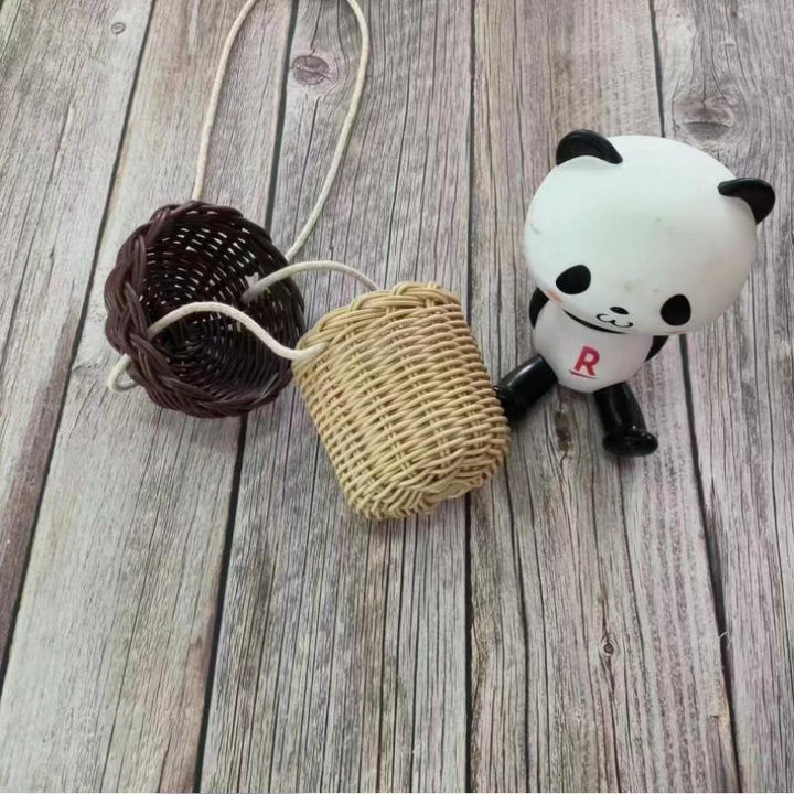 Charming Acorn-Shaped Woven Storage Hanging Basket Kalsten