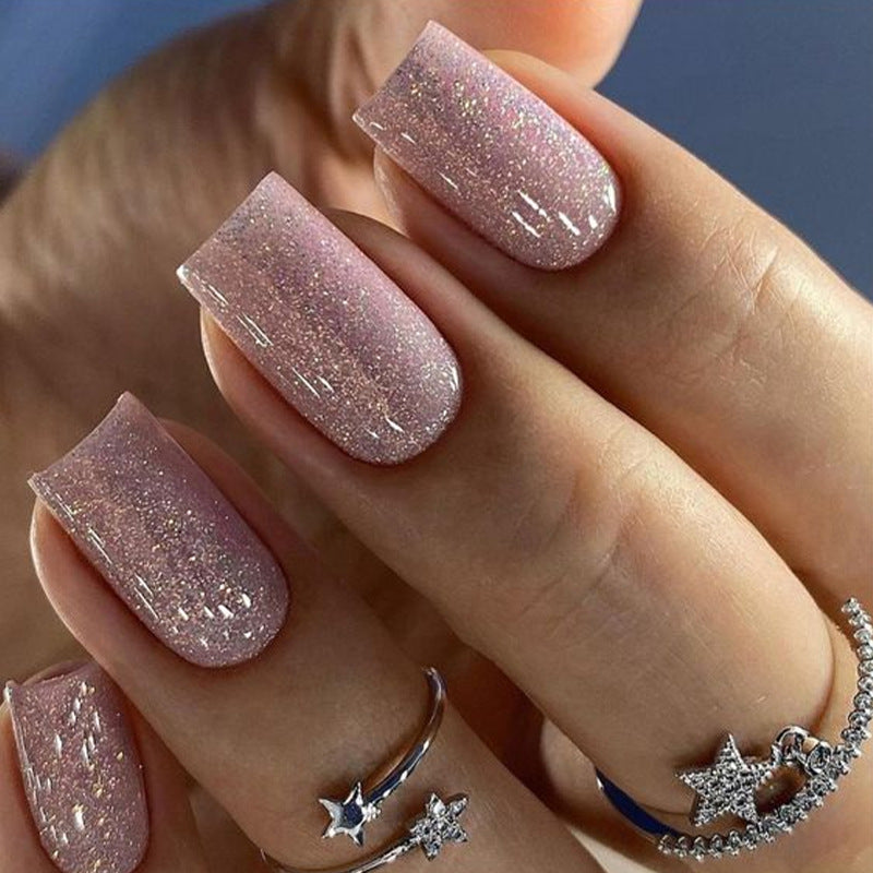 Glittery Acrylic Press-On Nail Set Kalsten