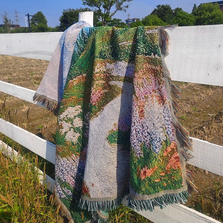 Artistic Patterned Throw Blanket