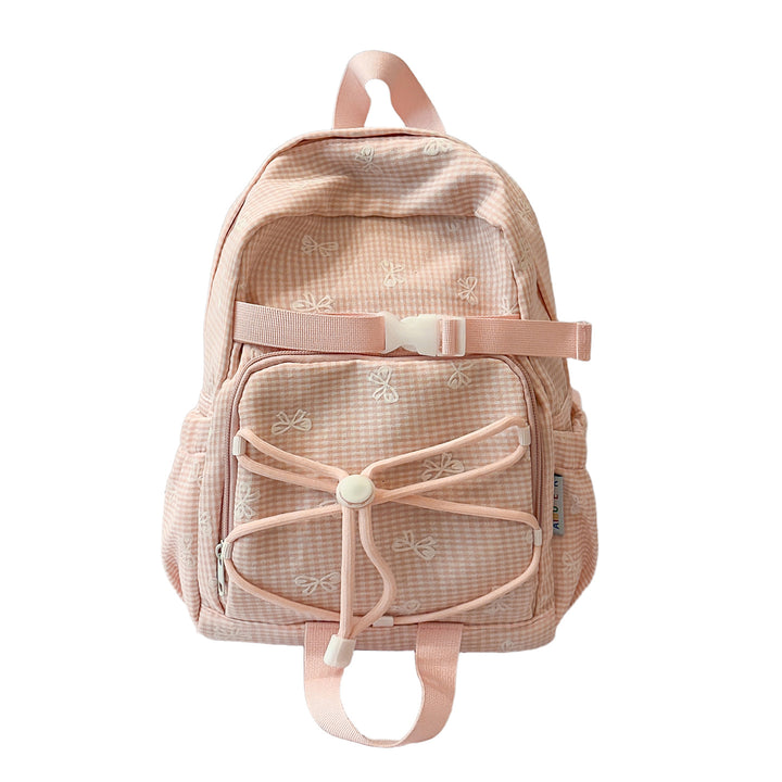 Charming Bow-Embellished Casual Backpack Kalsten