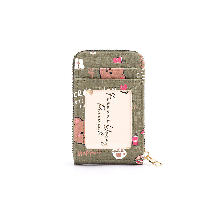Compact RFID-Blocking Zippered Cardholder