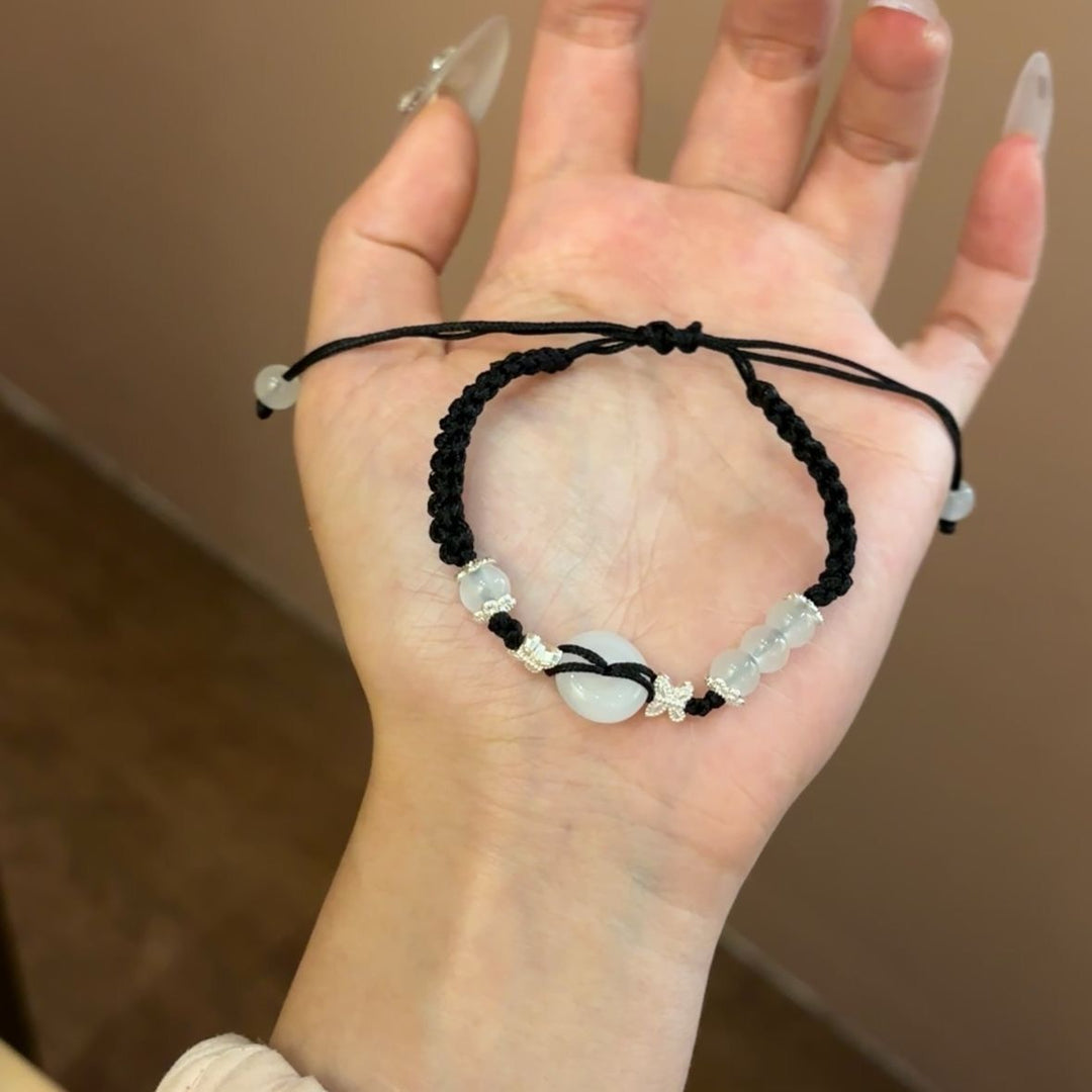Adjustable Beaded Charm Bracelet Kalsten