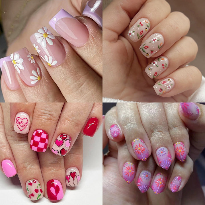 Artistic Press-On Nail Set Kalsten
