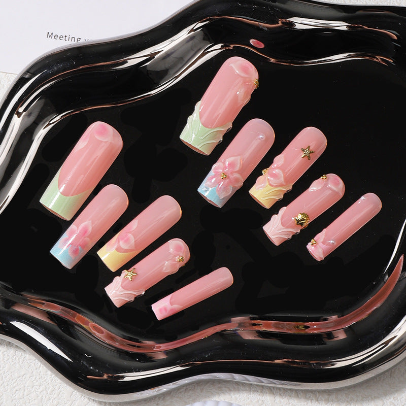 Floral Artisan Press-On Nail Set Kalsten