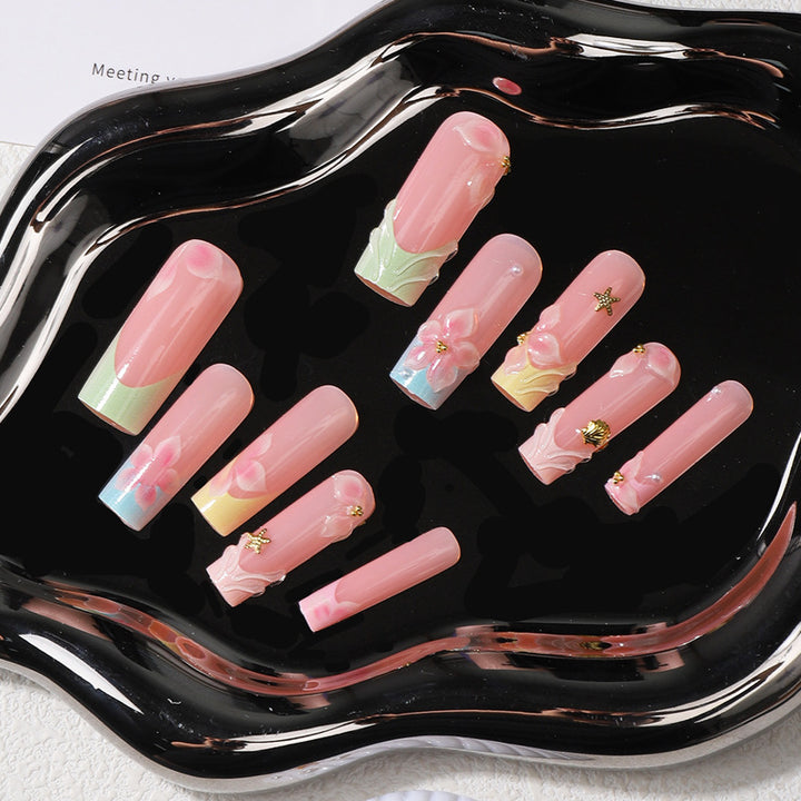 Floral Artisan Press-On Nail Set Kalsten