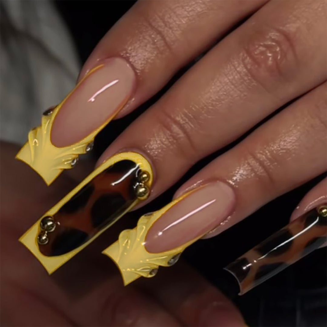 Premium Ornate Stiletto Press-On Nails Kalsten