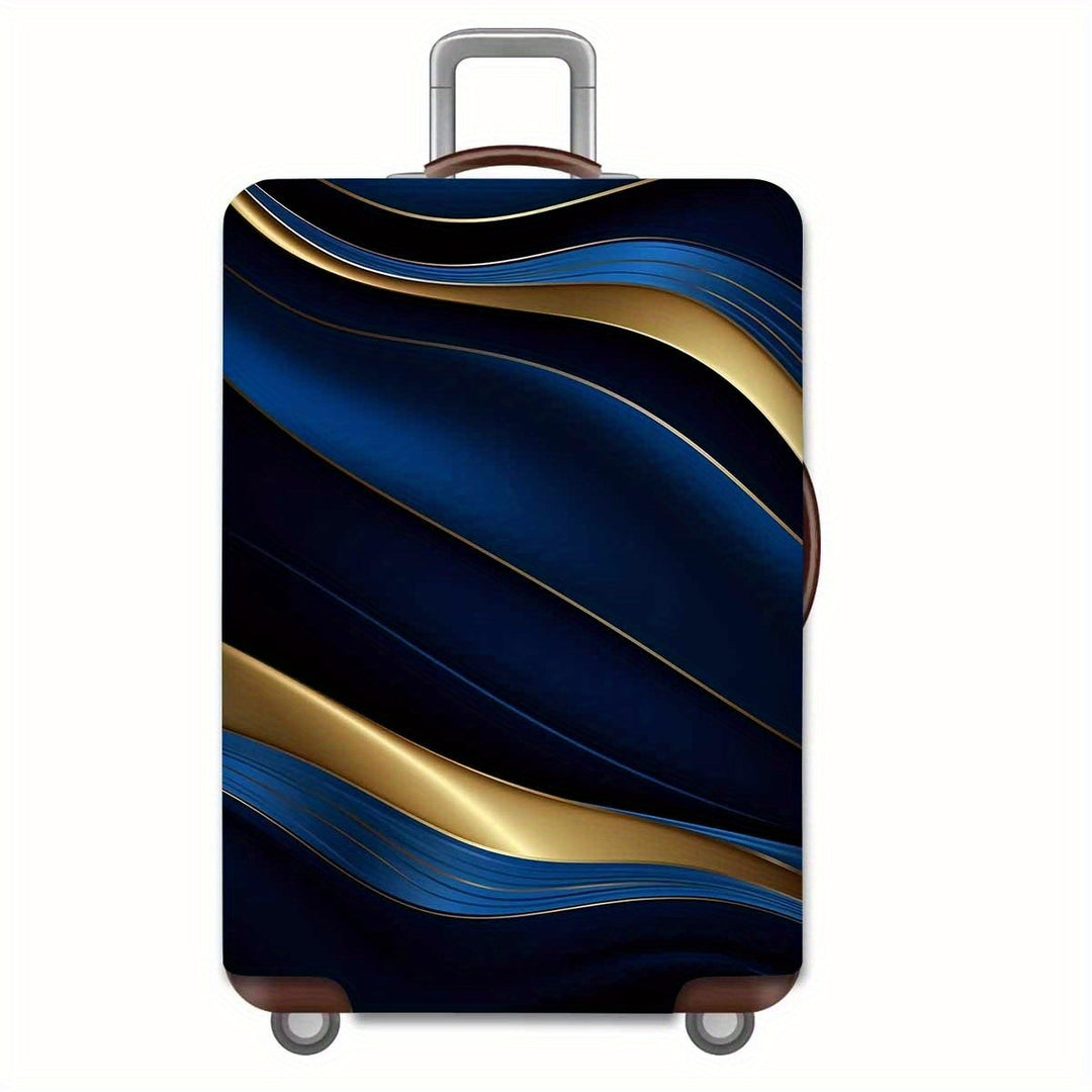 Women's hard shell suitcase with elegant wave design Kalsten